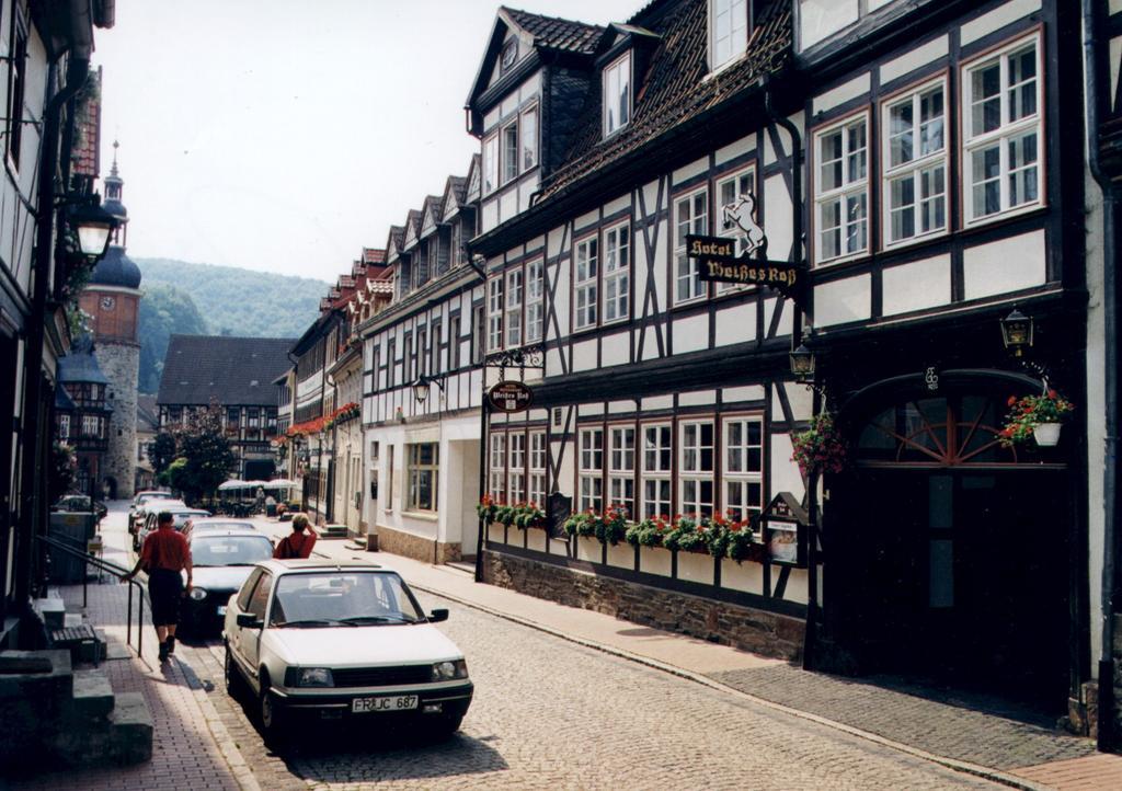 Hotel Garni Weisses Ross Stolberg i. Harz Екстериор снимка