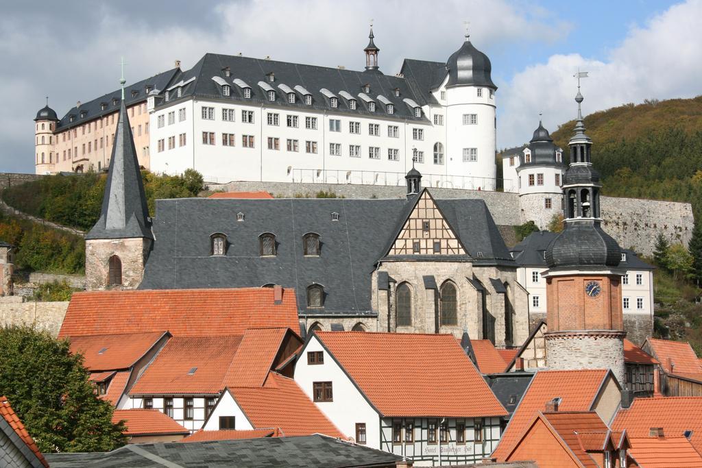 Hotel Garni Weisses Ross Stolberg i. Harz Екстериор снимка
